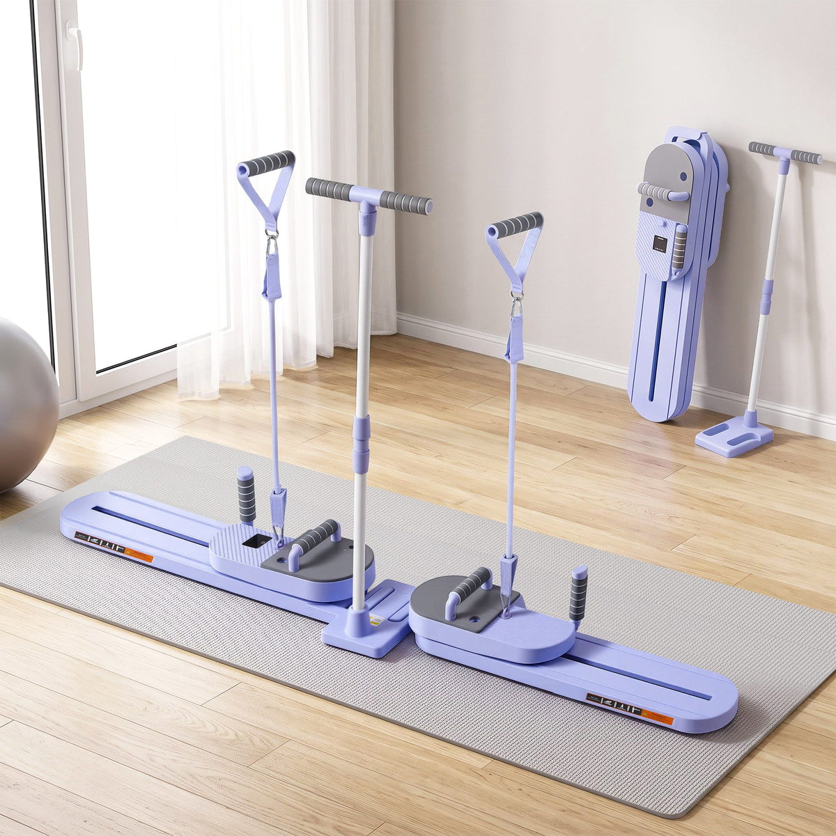 Everfit Abdominal Trainer Core Glider Home Gym Purple