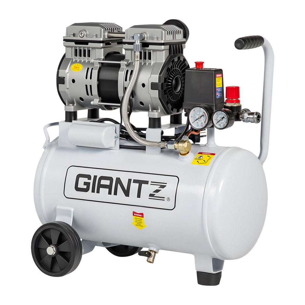 Giantz 24L Air Compressor Oil-Free Portable 40L/Min