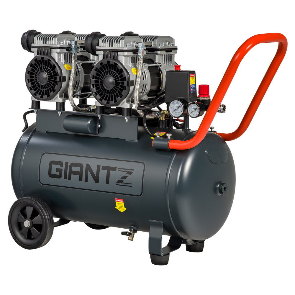 Giantz 50L Oil-Free Air Compressor 3.0HP Portable Tyre Inflator