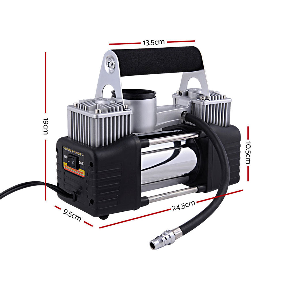 Giantz 12V Portable Air Compressor 4x4 Tyre Inflator Deflator 85L/min