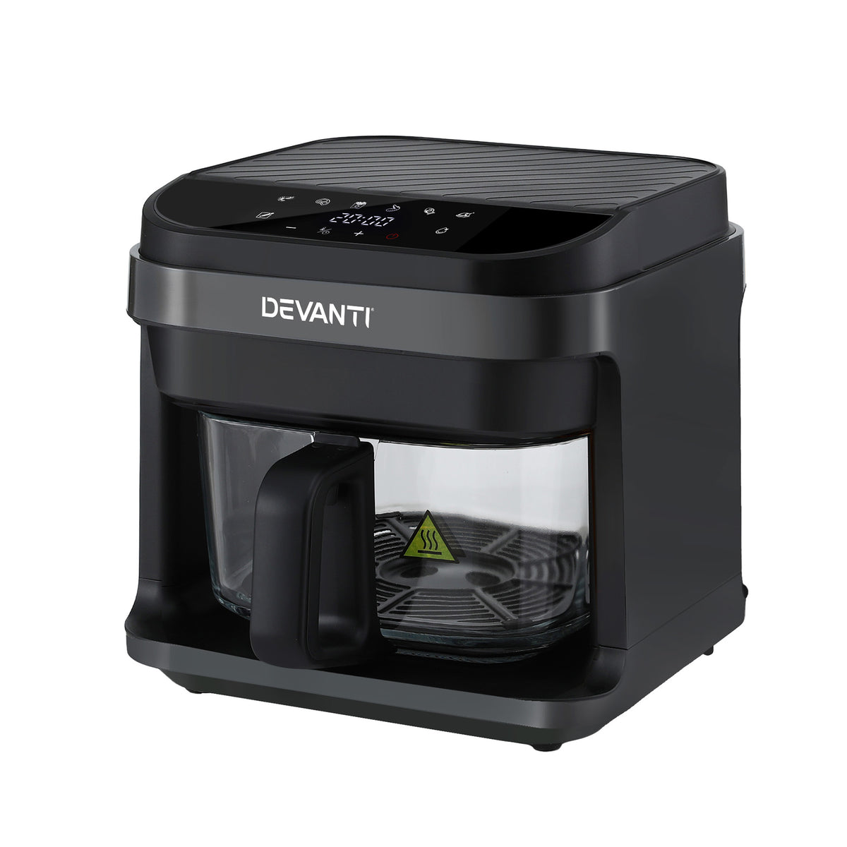 Devanti Air Fryer 5.5L 1200W Electric Cooker Black