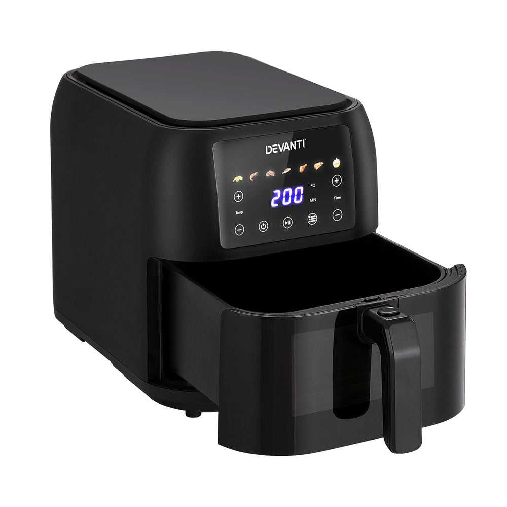 Devanti 8L Air Fryer LCD Black