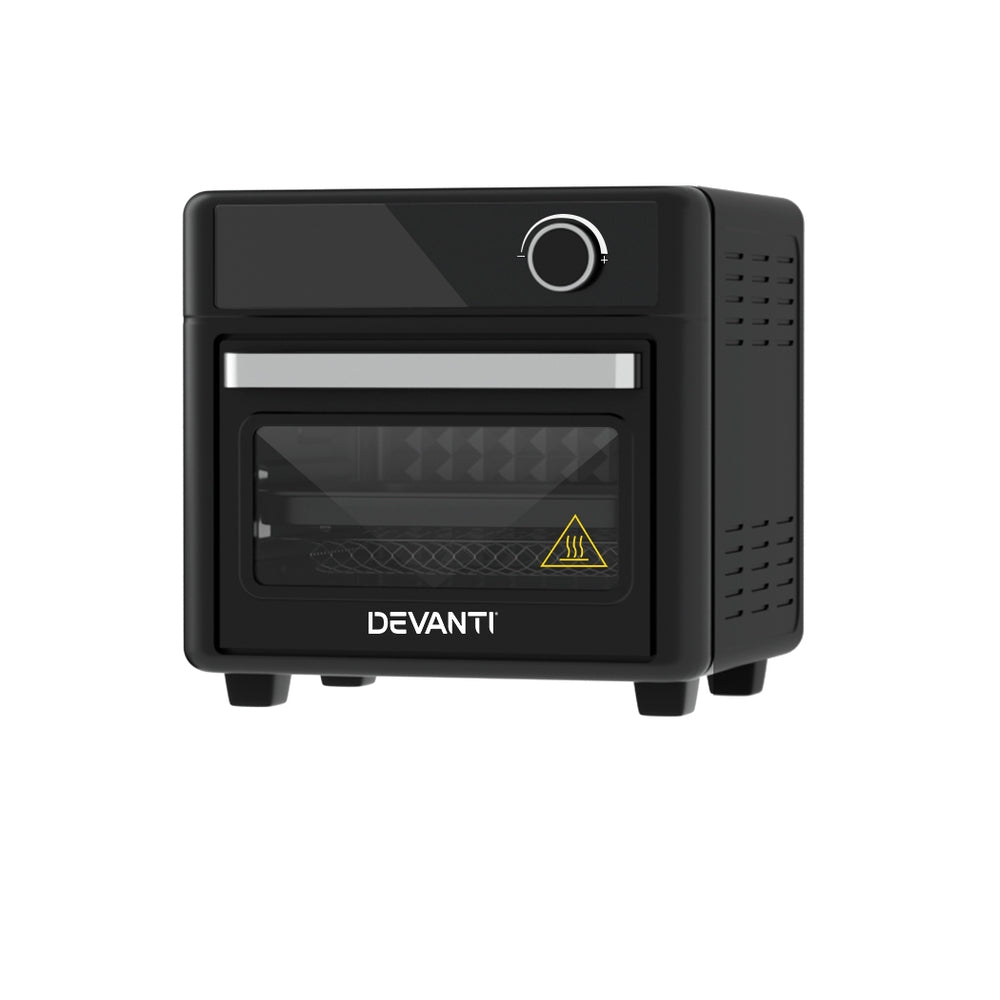 Devanti 15L Air Fryer Oven LCD Black