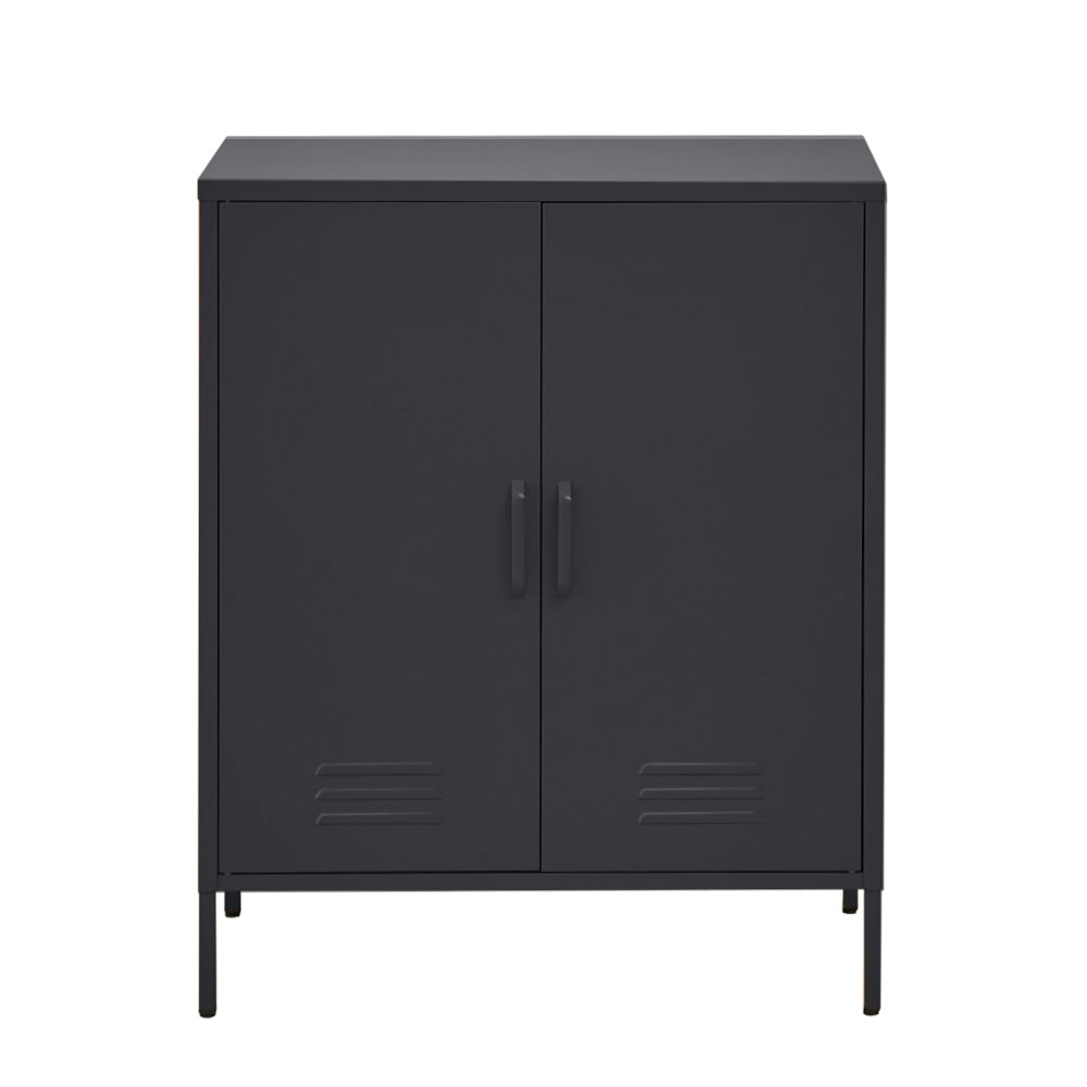 SWEETHEART Charcoal Buffet Sideboard Metal Cabinet