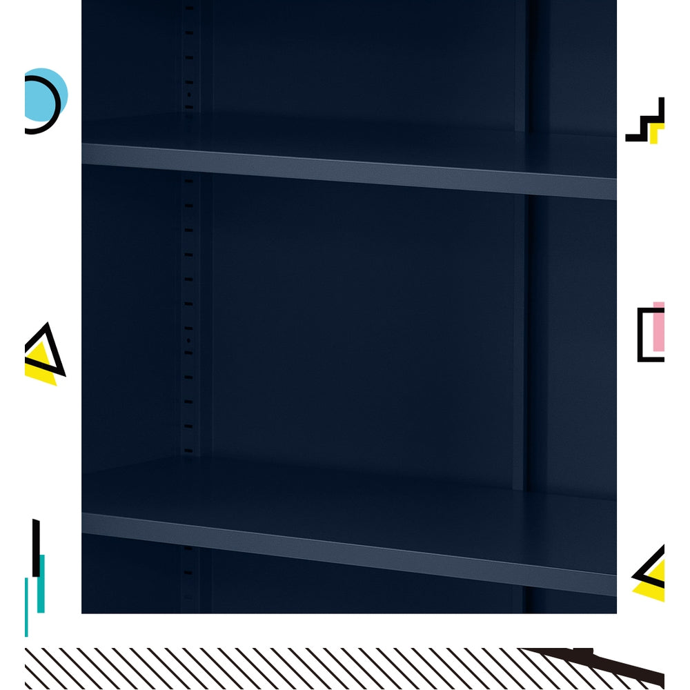 SWEETHEART Blue Metal Buffet Sideboard Cabinet