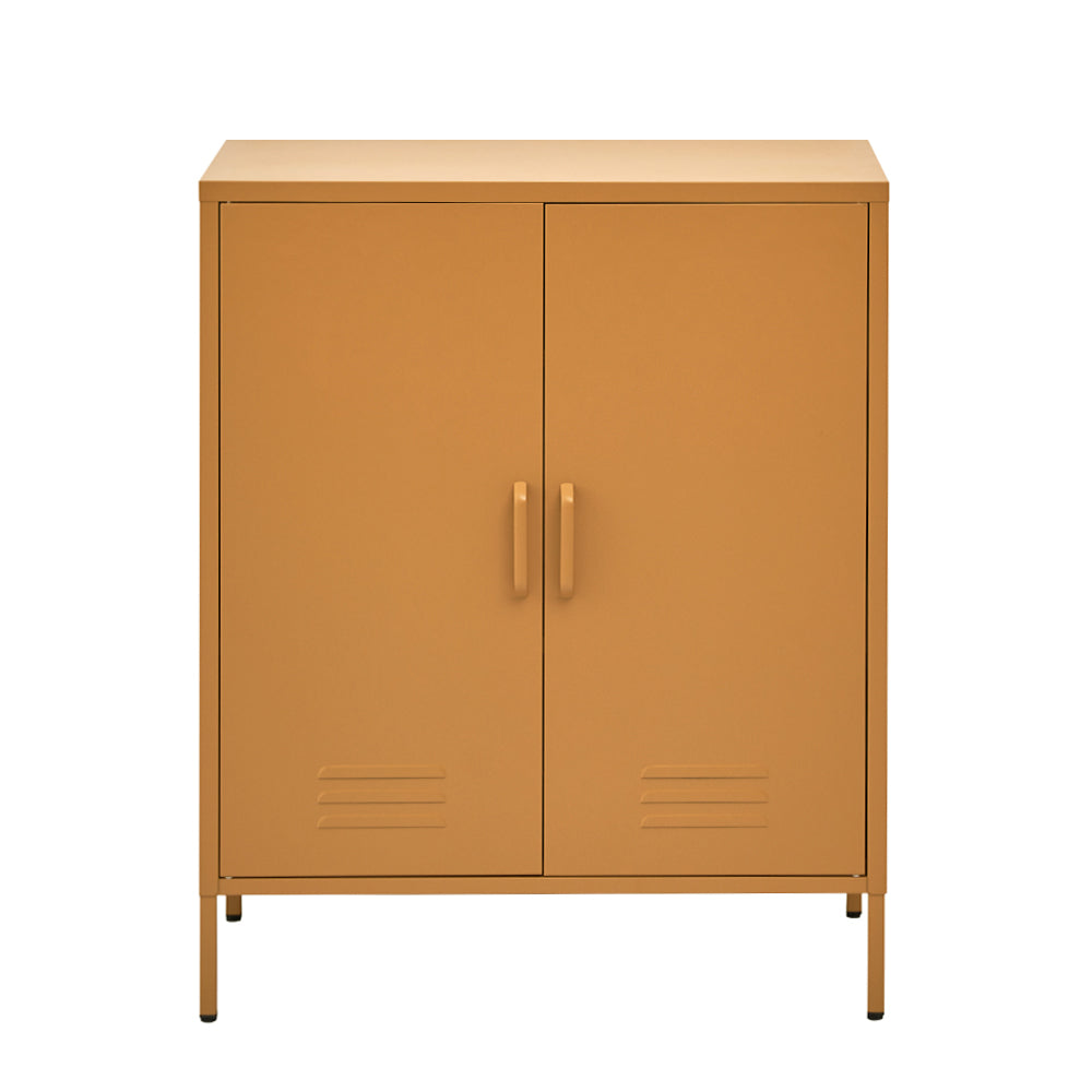Sweetheart Metal Buffet Sideboard Yellow