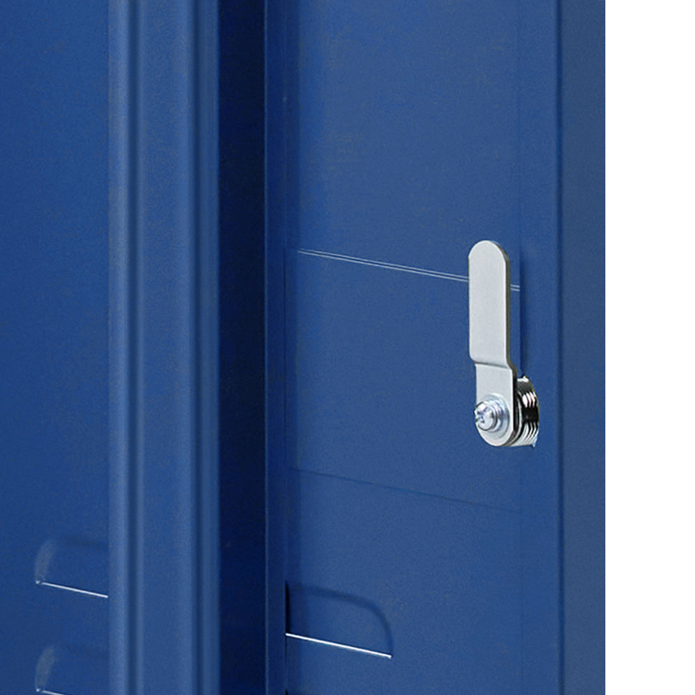 Artiss Metal Bedside Table Cabinet Blue