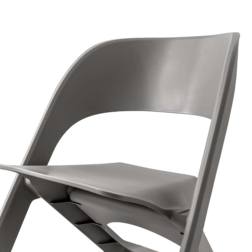 ArtissIn Set of 4 Stackable Dining Chairs Grey