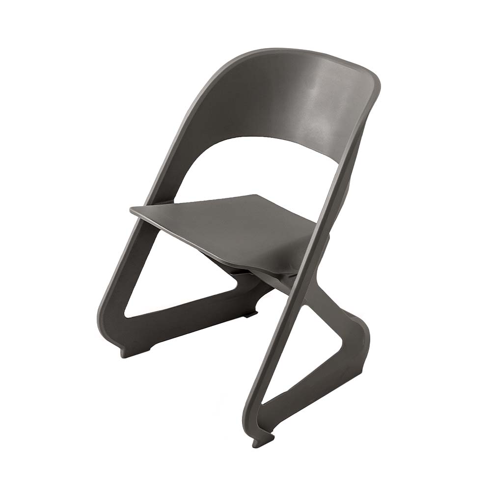 ArtissIn Set of 4 Stackable Dining Chairs Grey