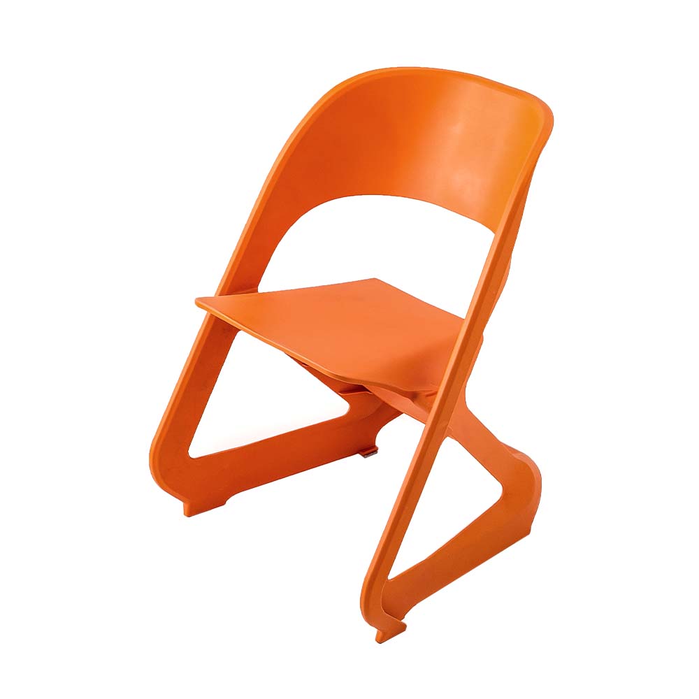 ArtissIn Set of 4 Stackable Dining Chairs Orange