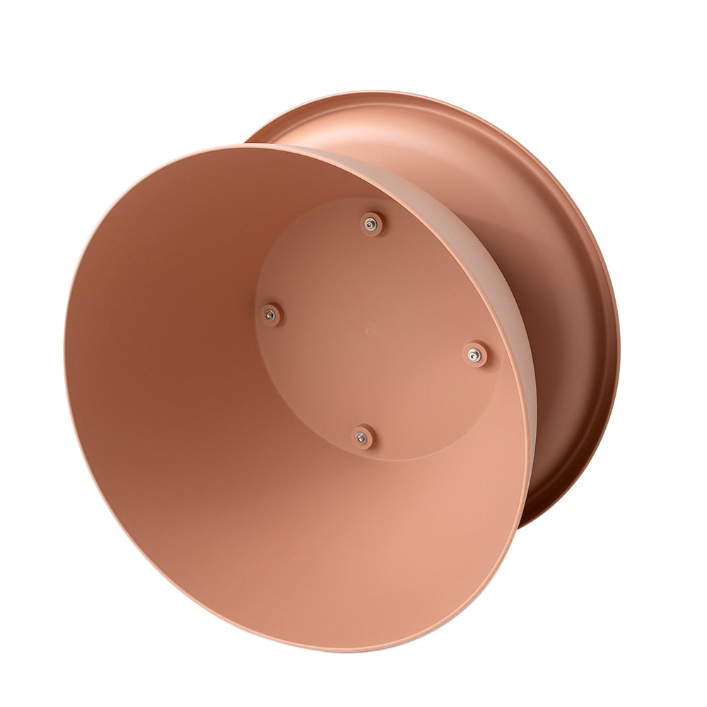 Round 71CM Coffee Table Pink Plastic