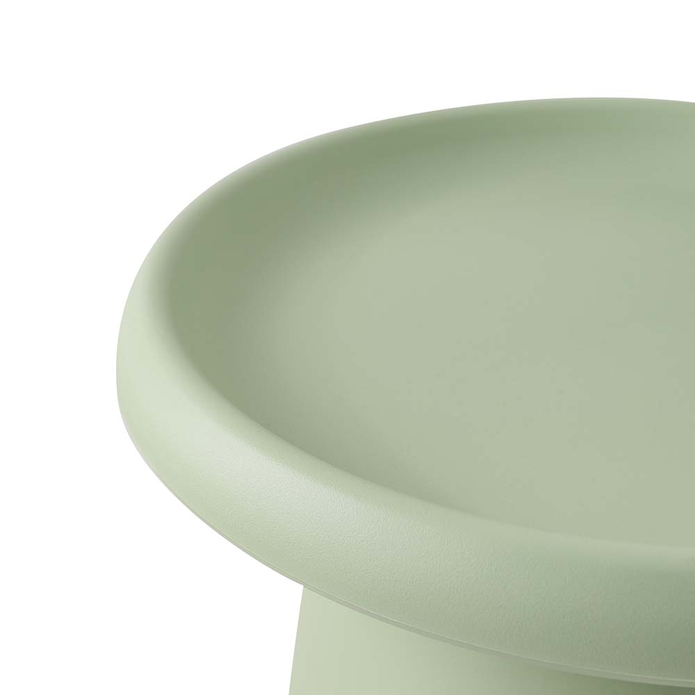 Round 52cm Coffee Table Plastic Green