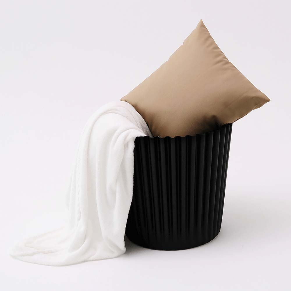 Cupcake Set of 2 Bar Stools Black
