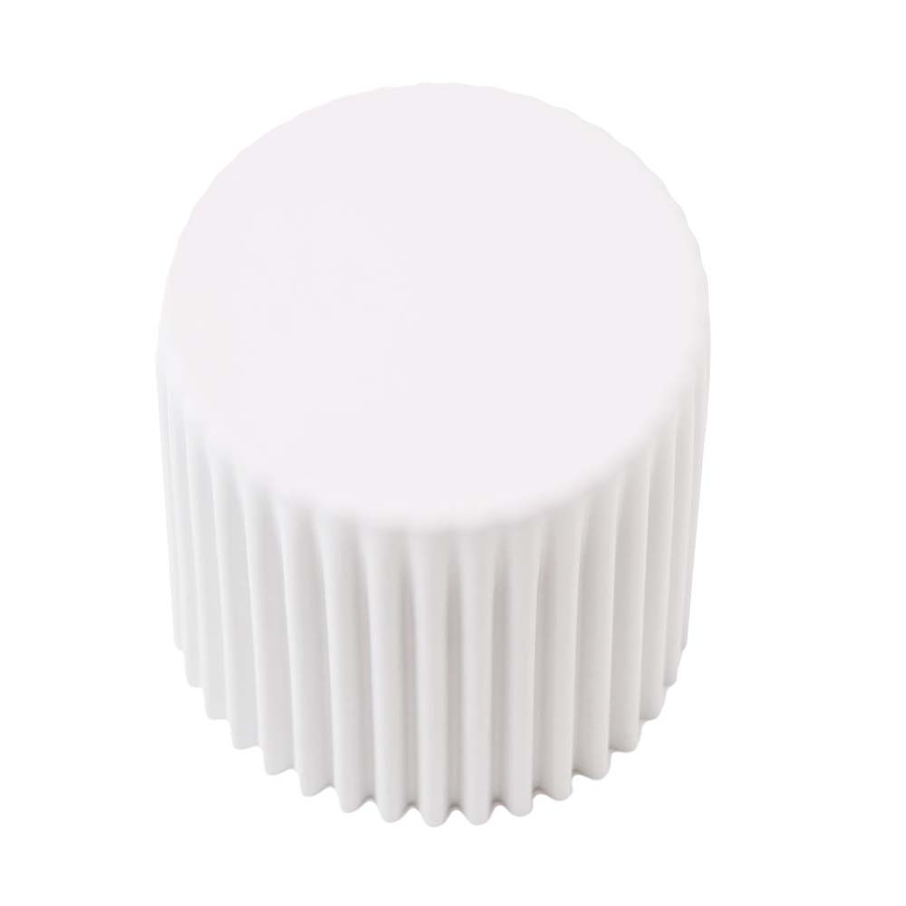 Cupcake Bar Stools Set of 2 Plastic Foot Stool White