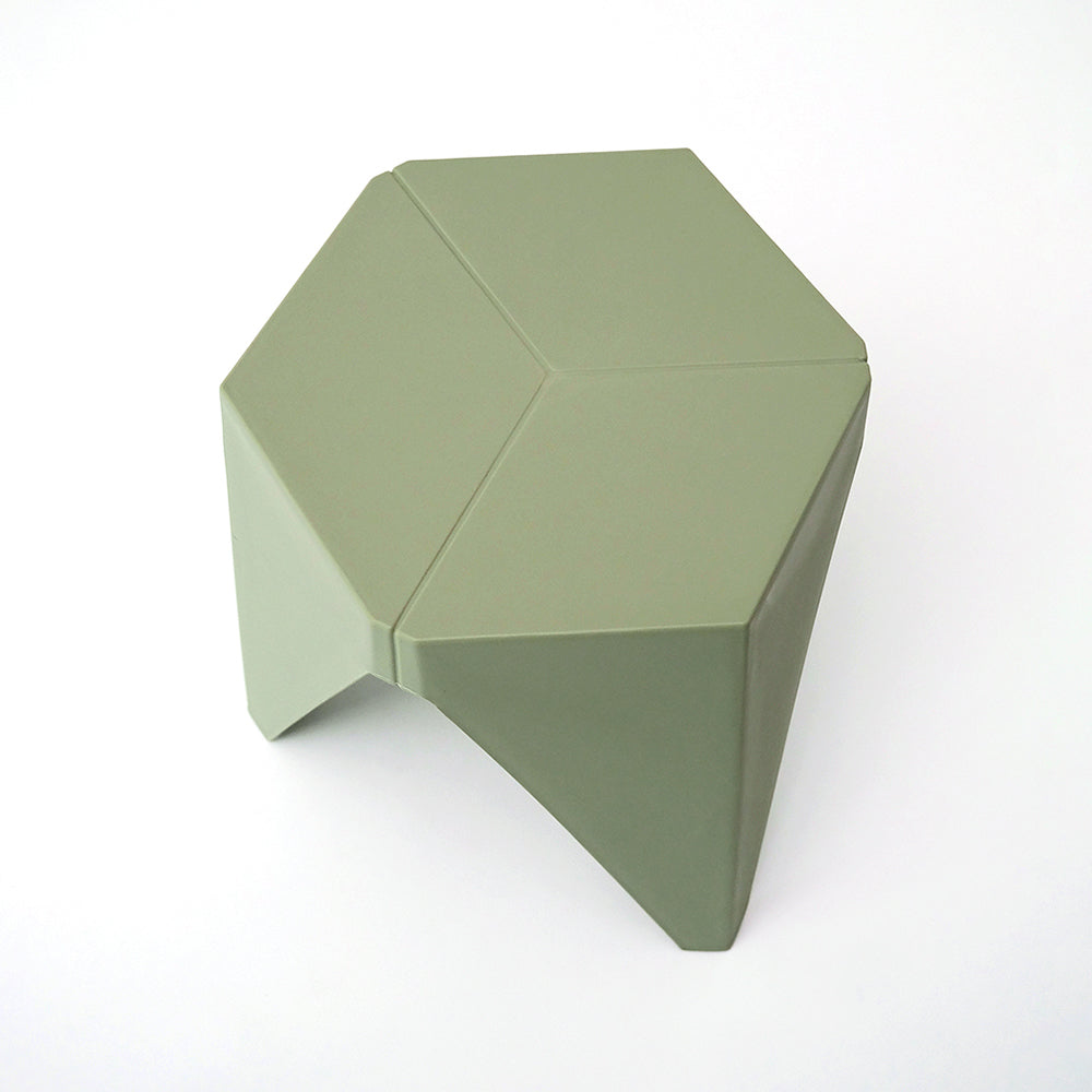 Puzzle Bar Stools 2-Pack Plastic Green