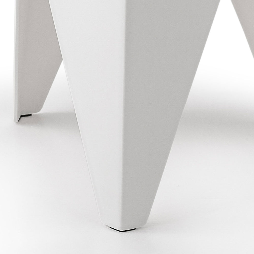 Puzzle 4PC Stackable Bar Stools White