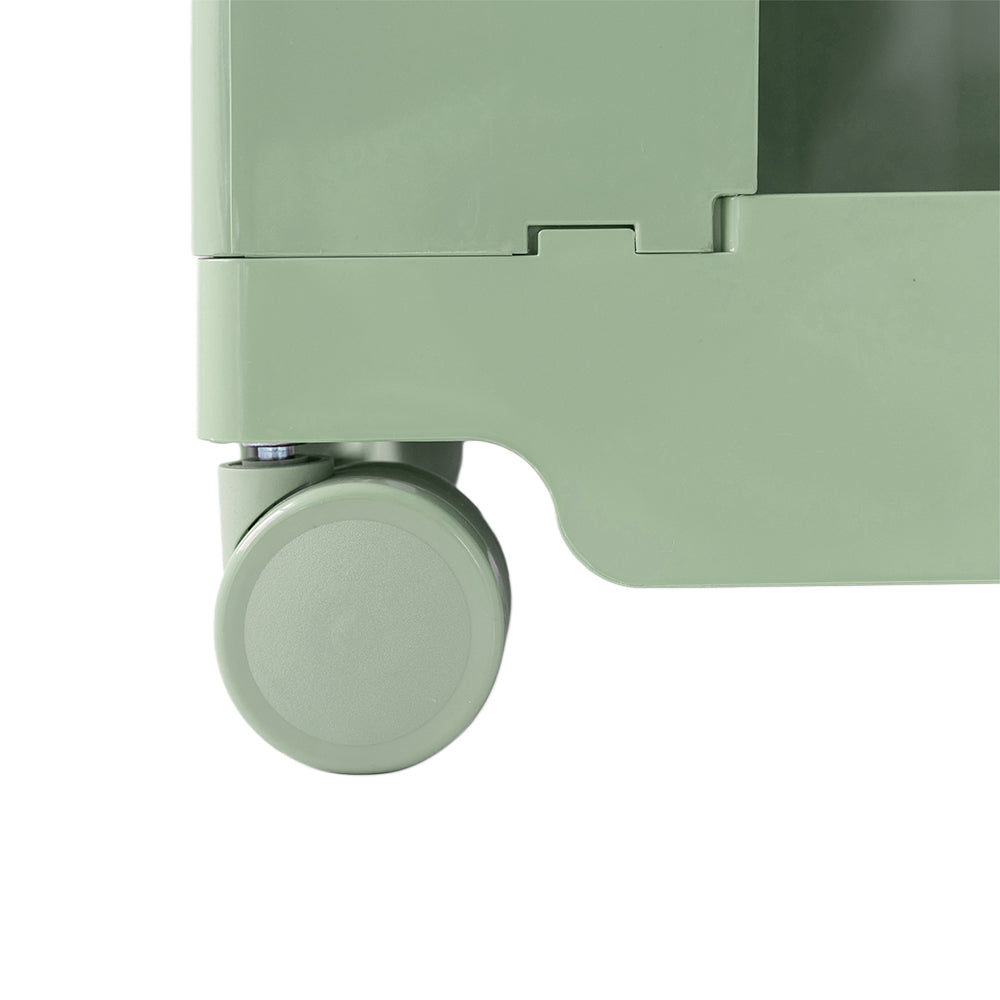 Boby Replica 5-Tier Storage Trolley Bedside Table Green