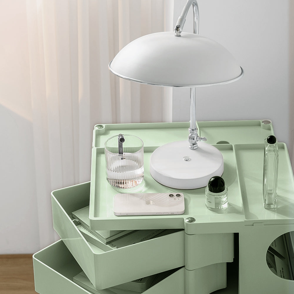 Boby Replica 5-Tier Storage Trolley Bedside Table Green