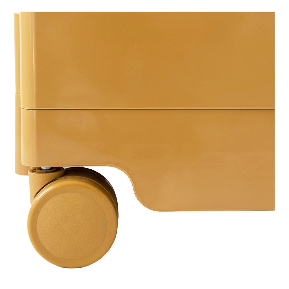 ArtissIn 5-Tier Storage Trolley Bedside Table Boby Replica Yellow