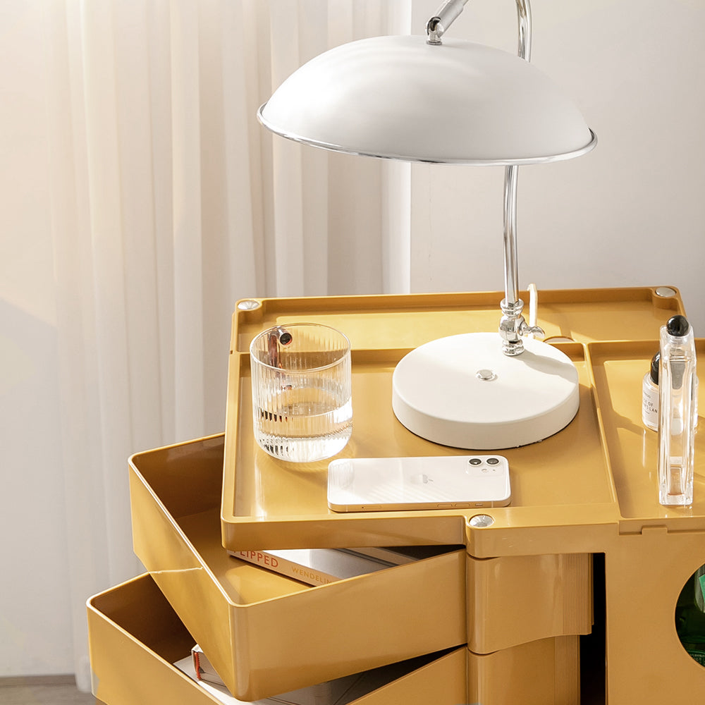 ArtissIn 5-Tier Storage Trolley Bedside Table Boby Replica Yellow