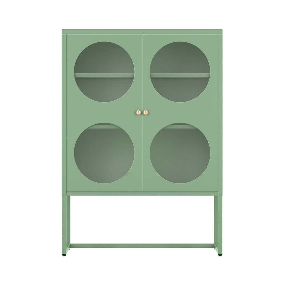 ELLA Green Buffet Sideboard Metal Cabinet