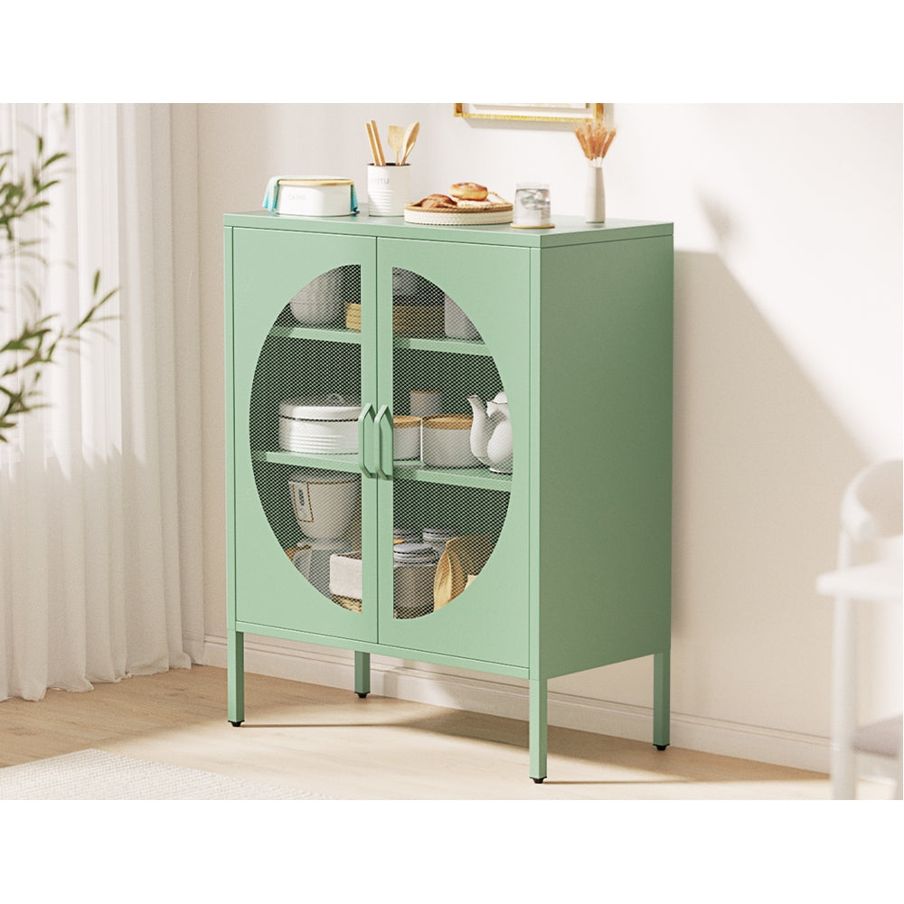 ELSA Metal Buffet Sideboard Green