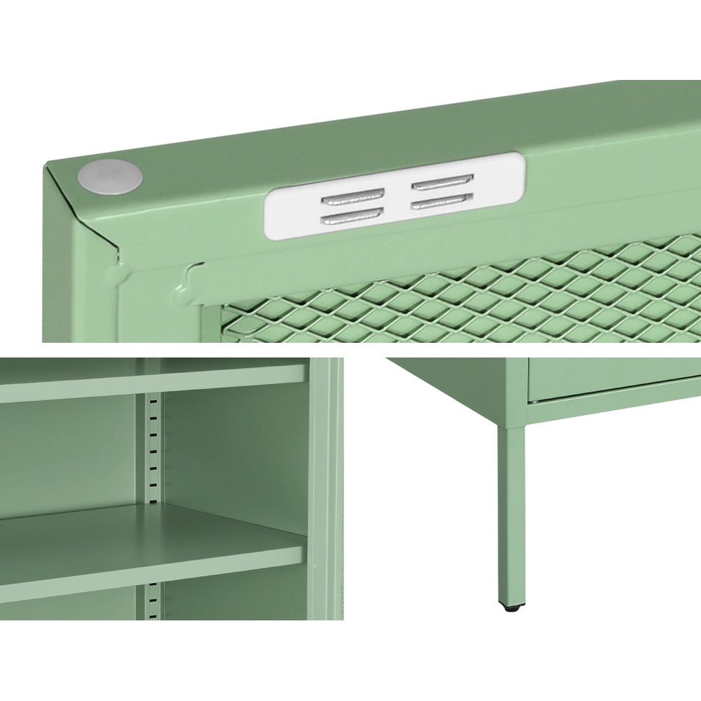 ELSA Metal Buffet Sideboard Green