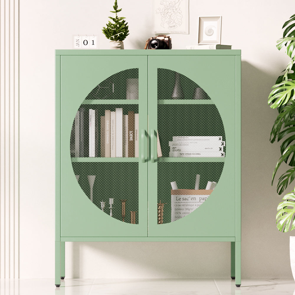 ELSA Metal Buffet Sideboard Green