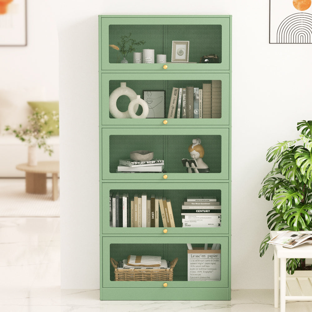 ELIA Green Metal Buffet Sideboard Cabinet