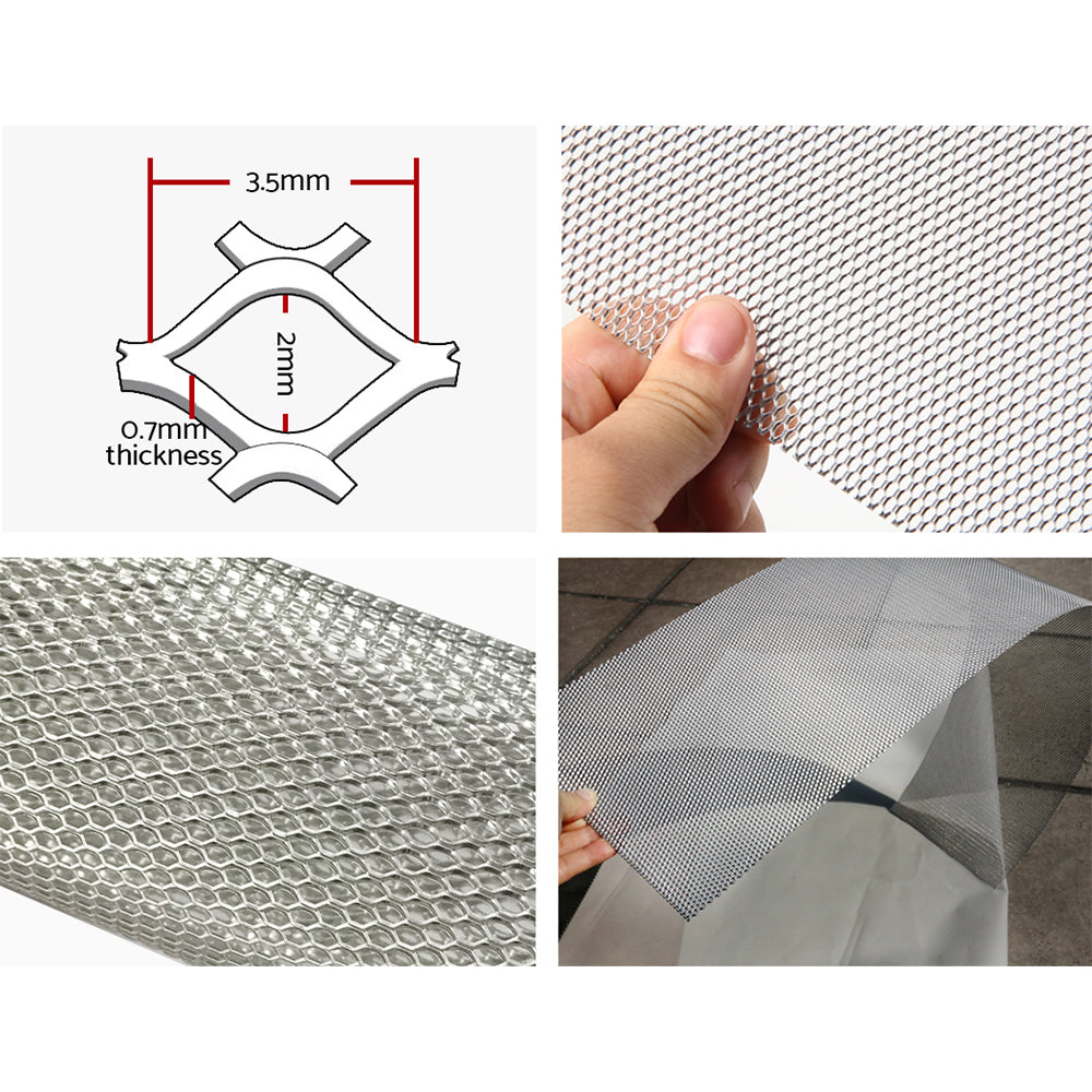 Gardeon 60M Aluminium Mesh Gutter Guard Silver