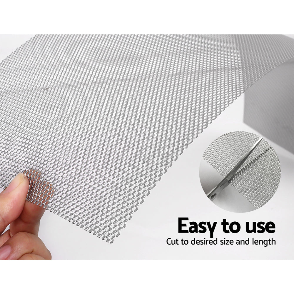 Gardeon 60M Aluminium Mesh Gutter Guard Silver