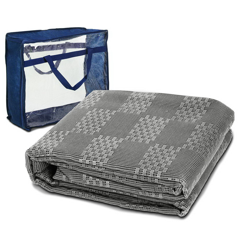 Weisshorn 4m x 2.5m Caravan Camping Annex Matting 600GSM Grey