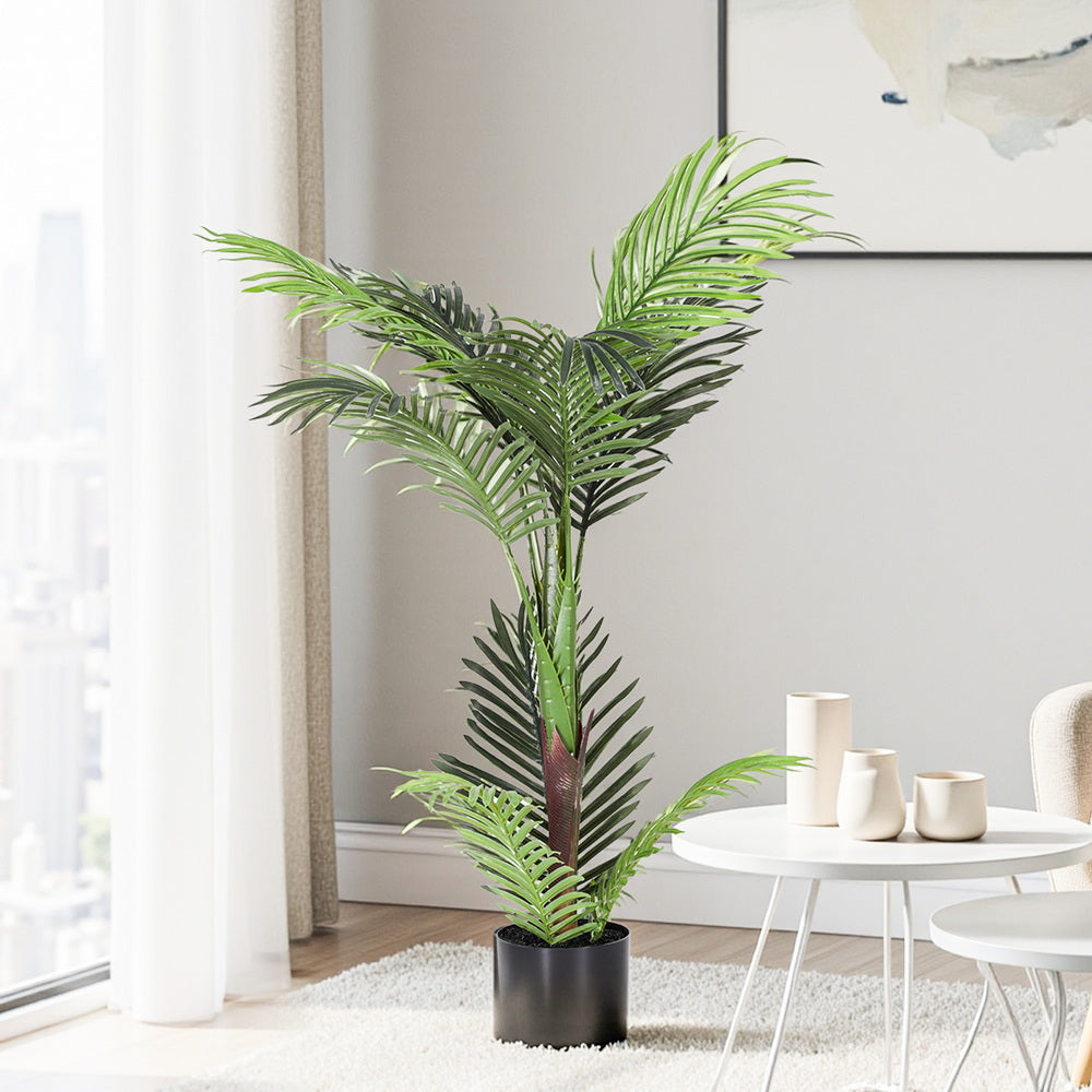 Artiss Artificial Palm Tree 100cm Indoor Faux Plant