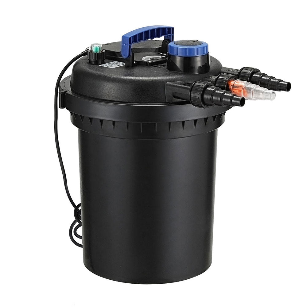 Giantz 10000L/H Aquarium Canister Filter UV Sterilisation Black