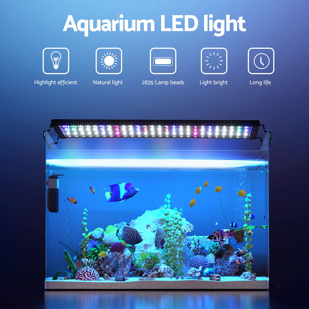 i.Pet 60cm Aquarium LED Light Full Spectrum Fish Tank Lamp