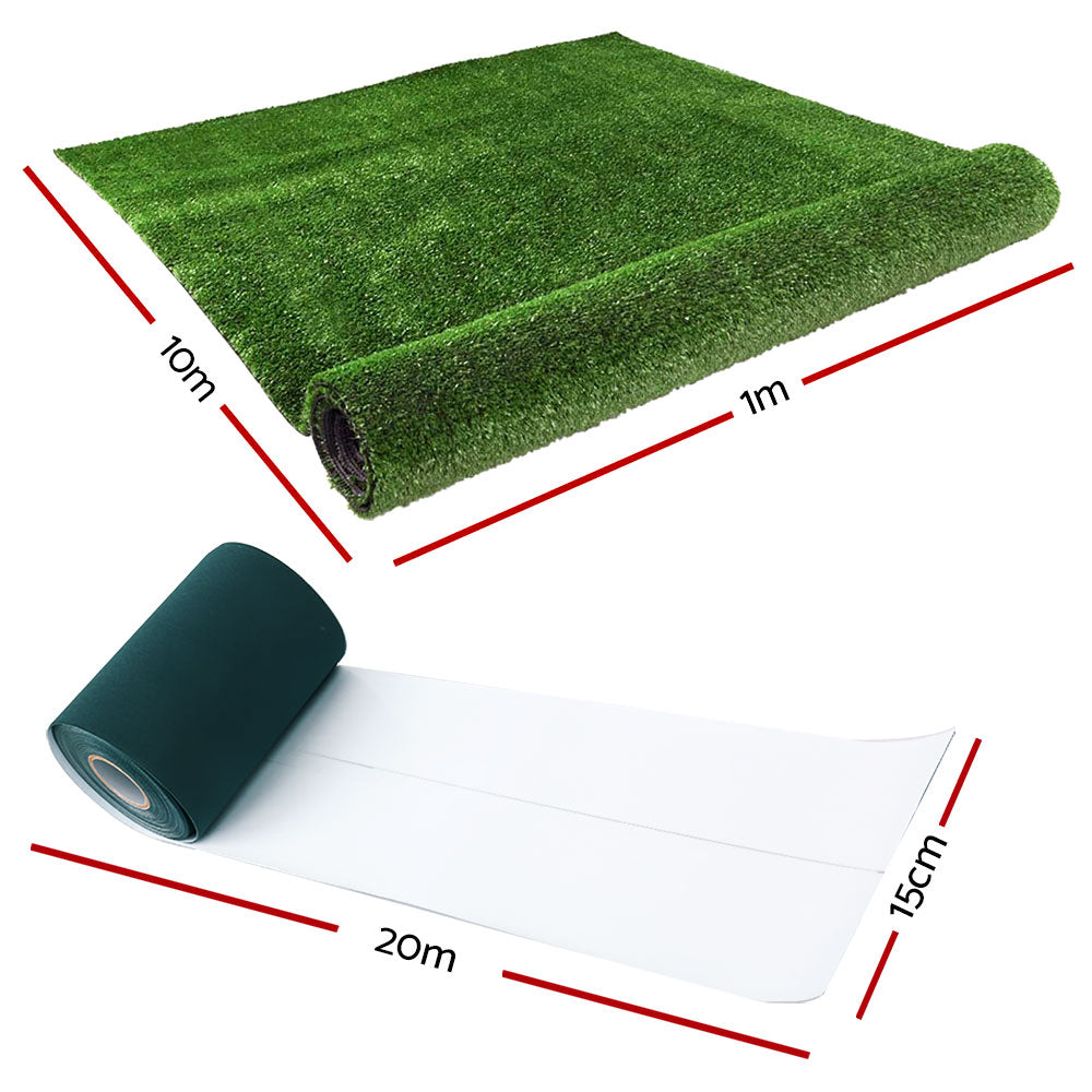 Prime Turf 20SQM Artificial Grass 17mm Olive Green