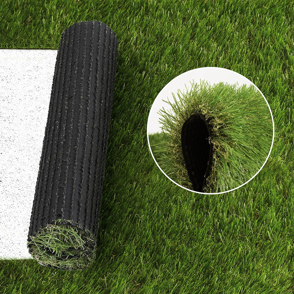Prime Turf 2x5m Artificial Grass 45mm 4-Coloured Synthetic Lawn