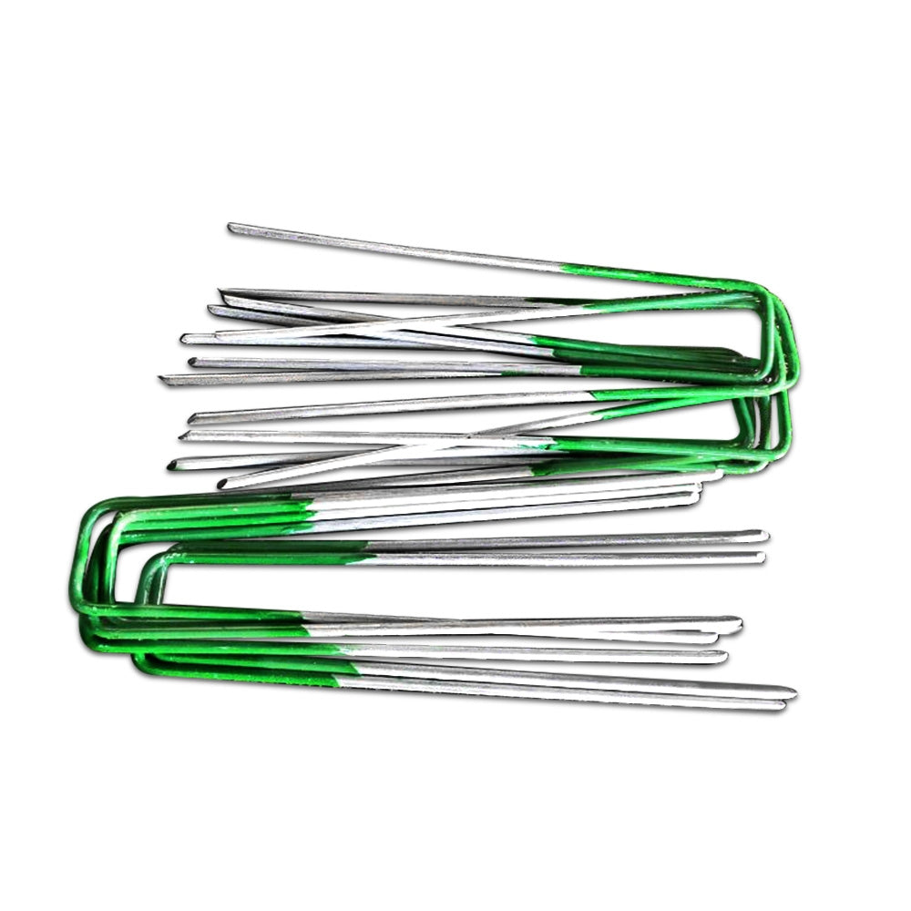 Prime Turf 100pcs Synthetic Grass Pins Galvanized Steel