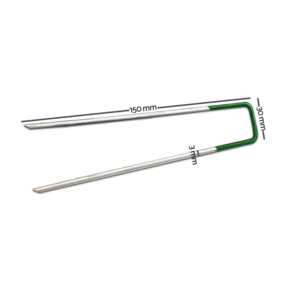 Prime Turf 200pcs Synthetic Grass Pins Galvanized Steel