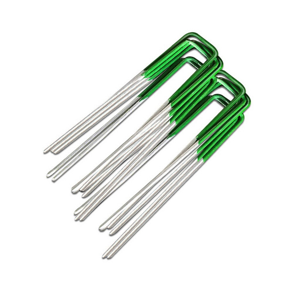 Prime Turf 50-Pack Synthetic Grass Pins Galvanized Steel
