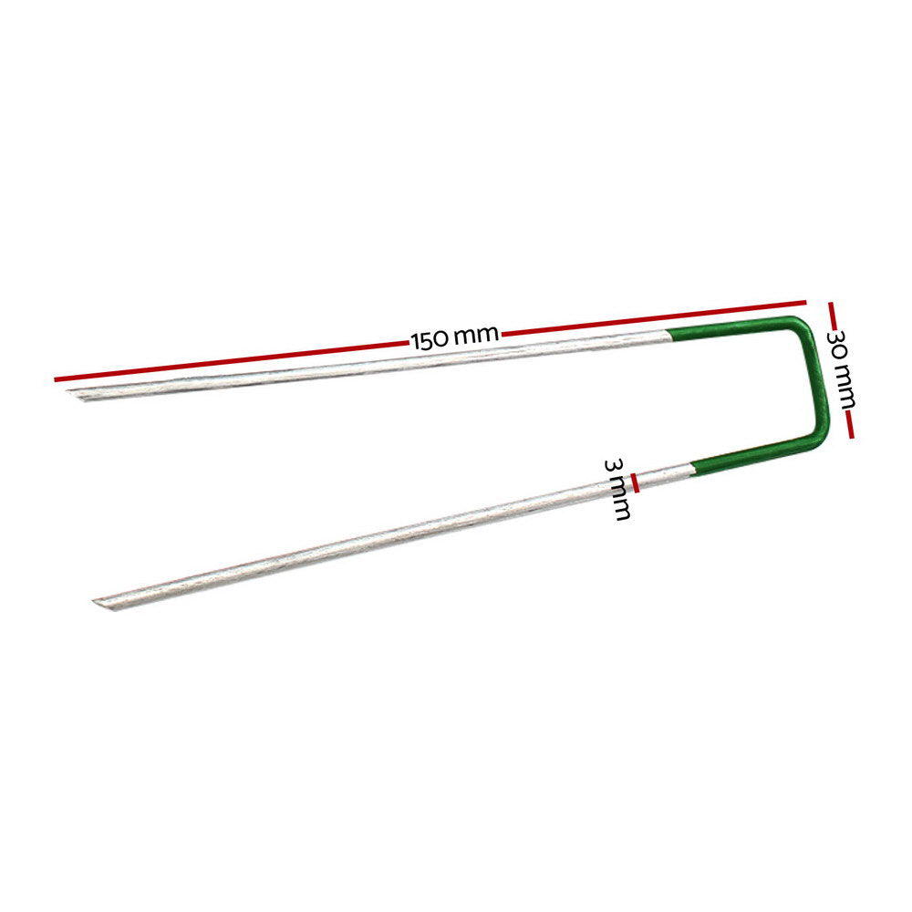 Prime Turf 50-Pack Synthetic Grass Pins Galvanized Steel