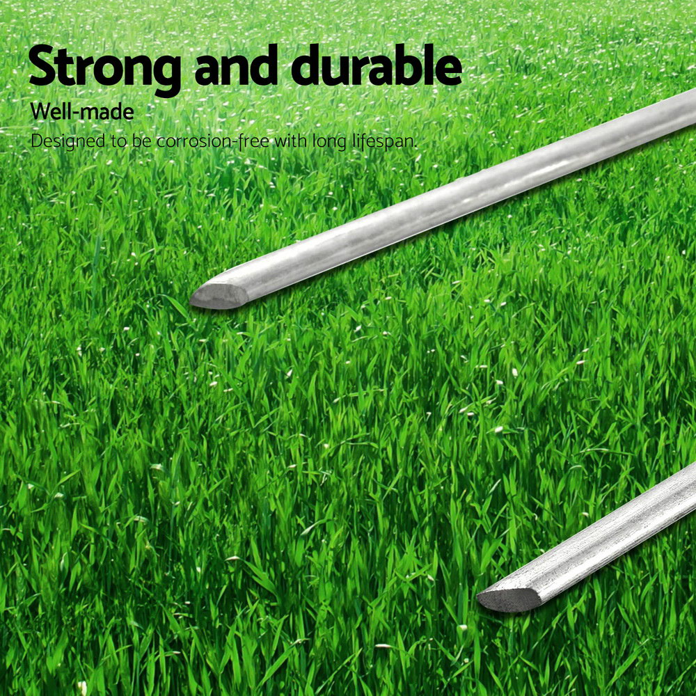 Prime Turf 50-Pack Synthetic Grass Pins Galvanized Steel