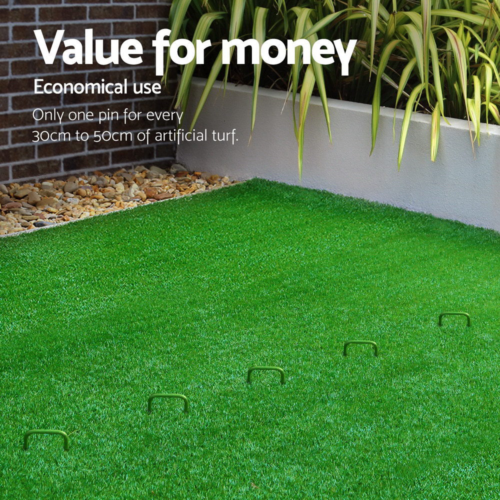 Prime Turf 50-Pack Synthetic Grass Pins Galvanized Steel