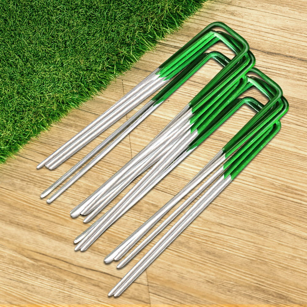 Prime Turf 50-Pack Synthetic Grass Pins Galvanized Steel