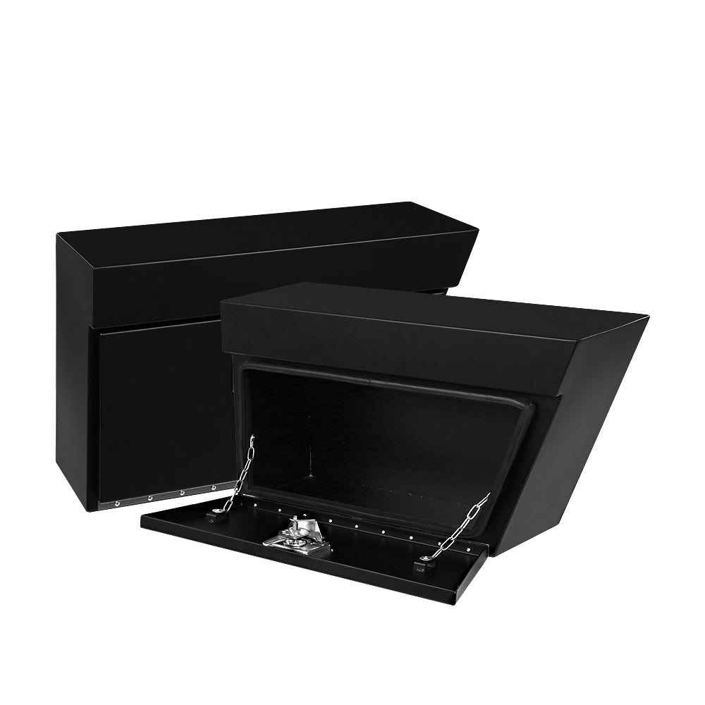 Giantz Undertray Ute Toolbox Steel Right Side Black