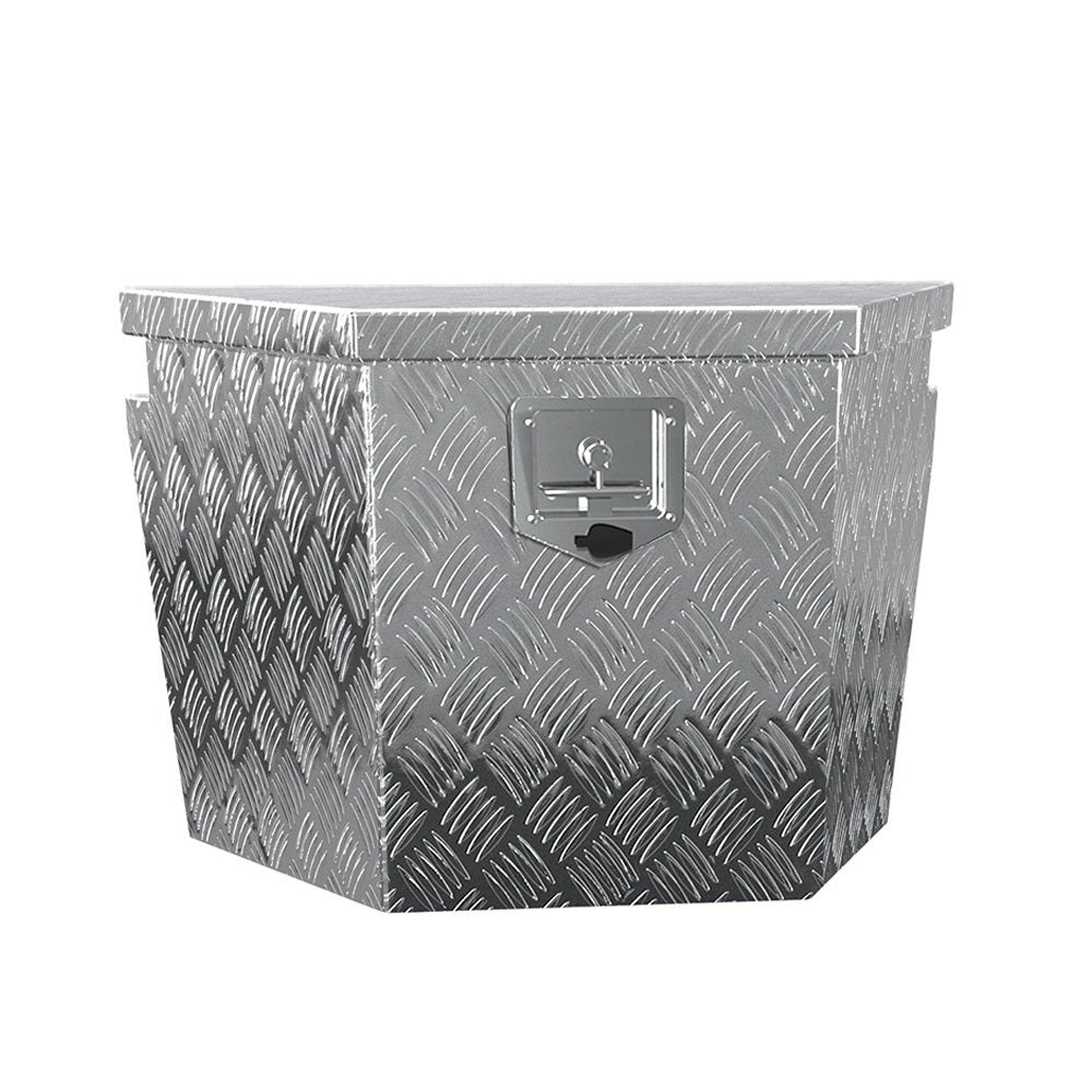 Giantz Aluminium Ute Tool Box Lockable Silver