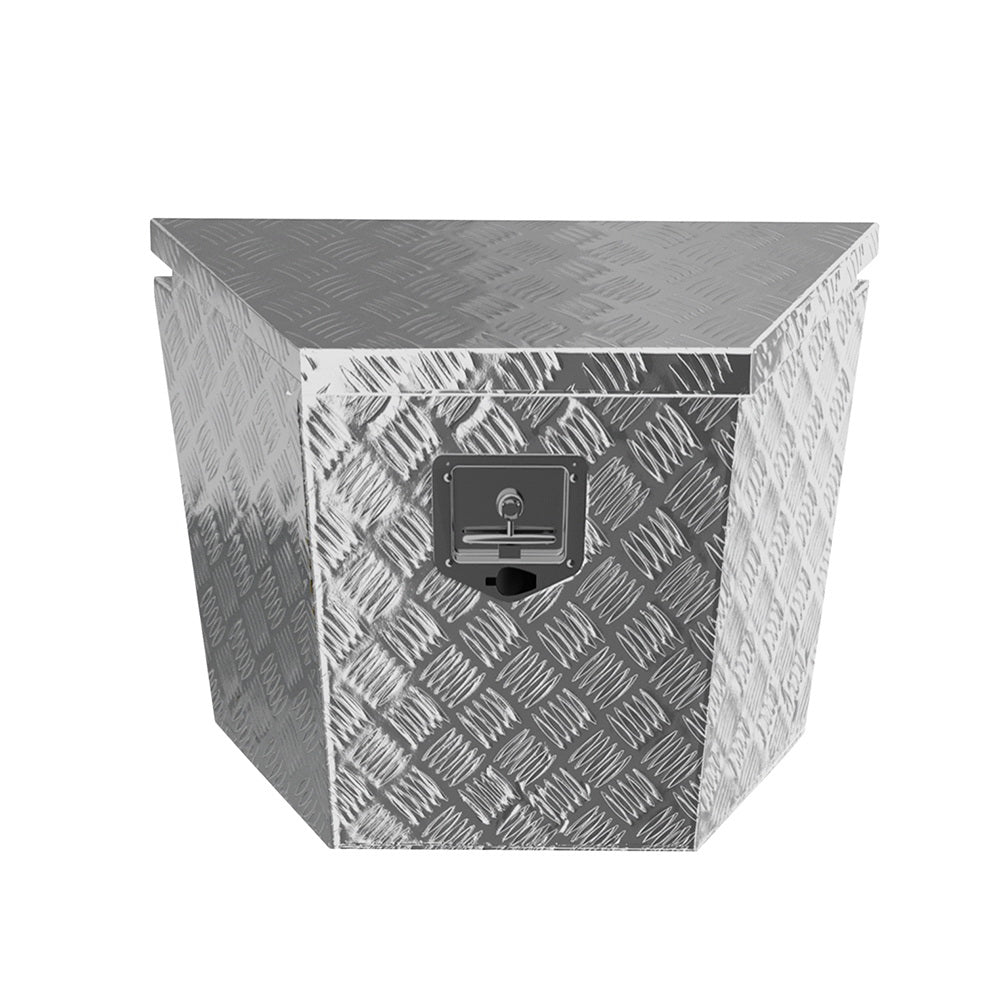 Giantz Aluminium Ute Tool Box Lockable Silver