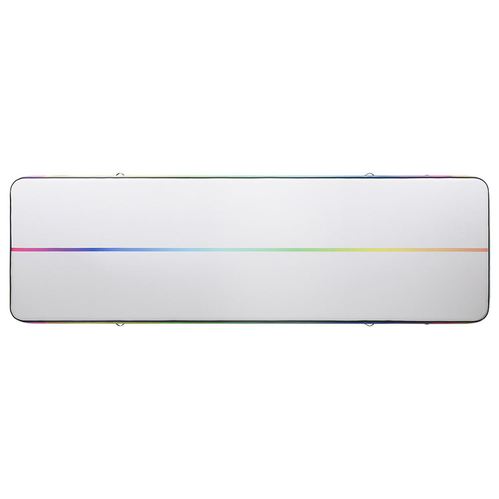 Everfit 6M Inflatable Gymnastics Air Track Mat with Pump Colourful