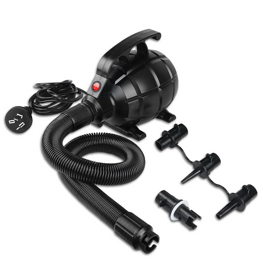 GoFun 500W Electric Air Pump for Inflatable Air Track Mat Black