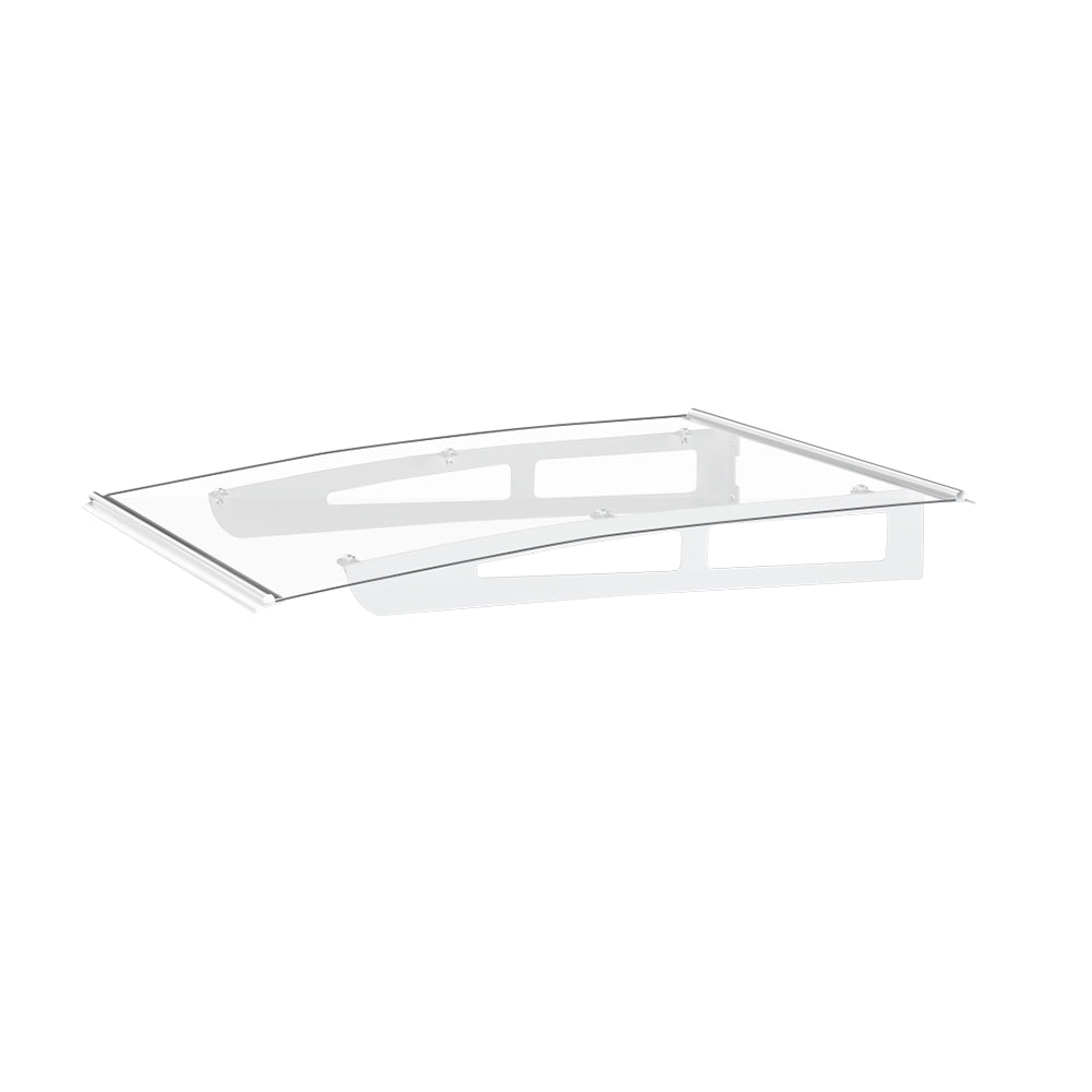 Instahut 1x1m Transparent Awning Canopy Aluminium Frame